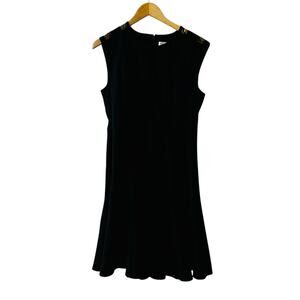 Calvin Klein Black Sleeveless A Line Dress Size 10
